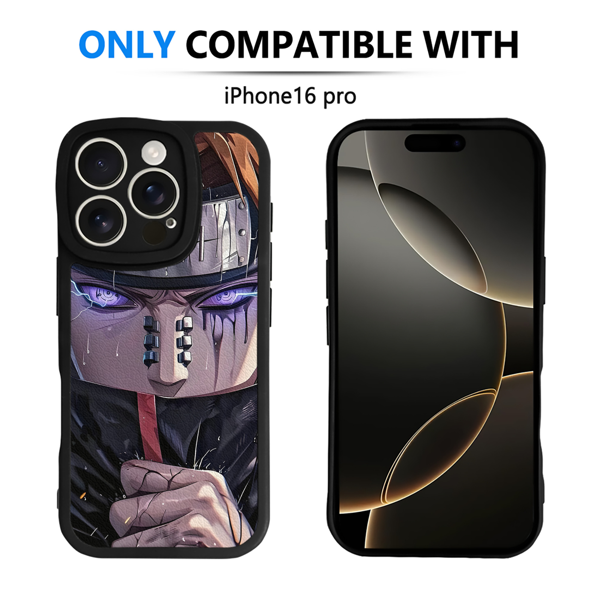 （画像用） NARUTO -ナルト- NARUTO -ナルト- 疾風伝 【iPhone 16シリーズ対応】シリコンスマホケース（レザー調） 材質：シリコン